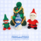 CHRISTMAS XMAS Collection de NOEL - Amigurumi Crochet THUMB 3 - FROGandTOAD Créations